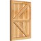 Ekena Millwork Framed Board-n-Batten Shutters w/Z-Bar, Rough Sawn Western Red Cedar, 21 1/2W x 29H, PR RBF06Z21X029RWR - alternate 5
